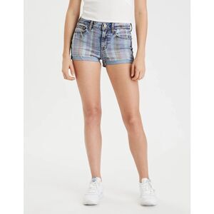 American Eagle Next Level High Waisted Denim Short Shorts Women's Size 4